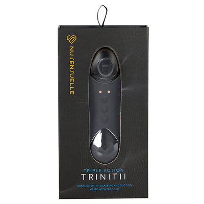 Sensuelle Trinitii 3-in-1 Suction Tongue 18K-Black  from Novel Creations