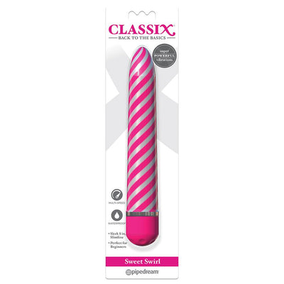 Classix Sweet Swirl Vibrator - Pink  from thedildohub.com