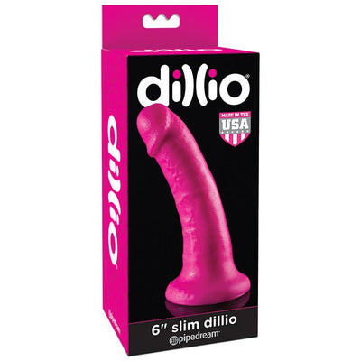 Dillio Pink Slim Dildo - 6 Inches | Pipedream  from thedildohub.com
