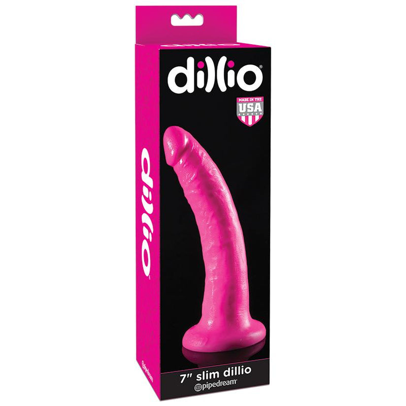 Dillio Pink Slim Dildo - 7 Inches | Pipedream  from thedildohub.com
