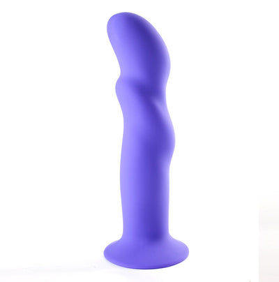 Maia RILEY Silicone Swirled Dong - Neon Purple  from thedildohub.com