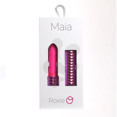 Maia Roxie Lipstick Bullet Vibrator Pink  from thedildohub.com
