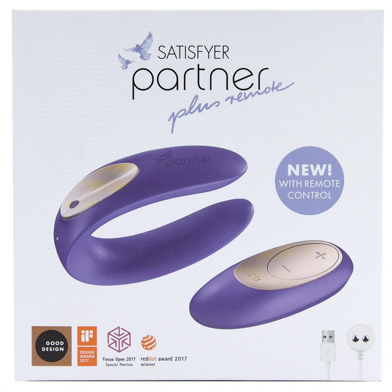 Satisfyer Partner Plus Remote Vibrator  from thedildohub.com