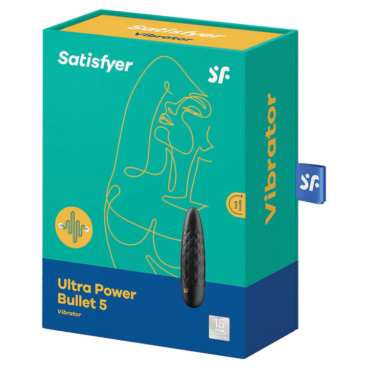 Satisfyer Ultra Power Bullet 5 Mini Bullet Vibrator retail box