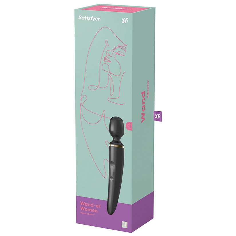 Satisfyer Wand-er Woman Rechargeable Wand Massager retail box