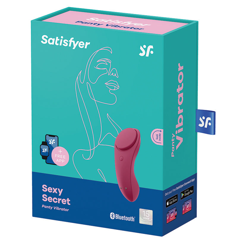 Satisfyer Sexy Secret Connect App Panty Vibrator retail box
