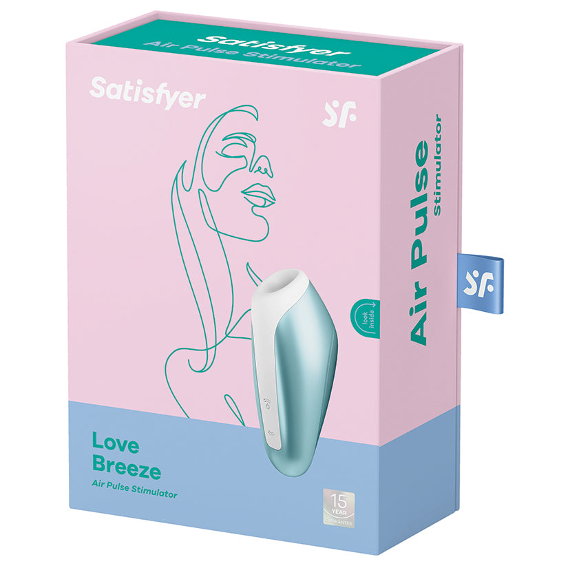 Satisfyer Love Breeze Air Pulse Stimulator-Ice Blue  from Satisfyer