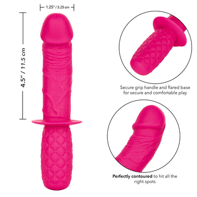 Silicone Grip Thruster - Pink | CalExotics