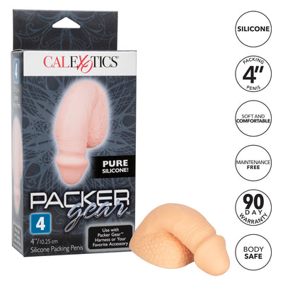 Packer Gear 4 inch. Silicone Packing Penis - Ivory | CalExotics