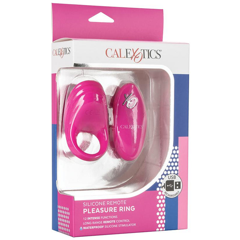 Silicone Remote Vibrating Pleasure Cock Ring | CalExotics  from CalExotics