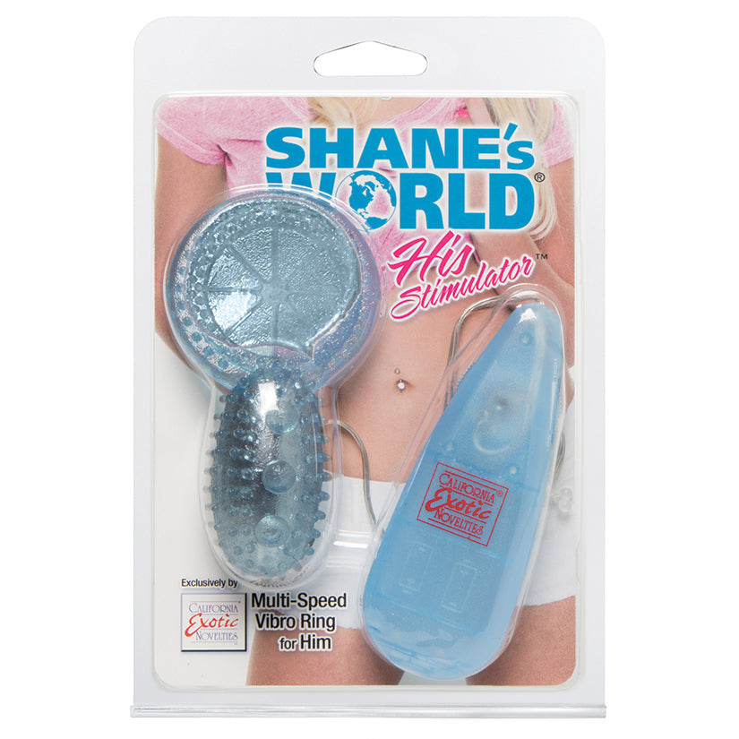 Shanes World His Vibraring Stimulator - Blue  from CalExotics