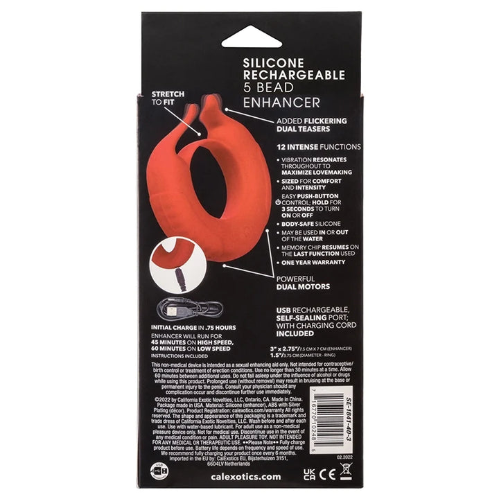 Cal Exotics Silicone Rechargeable Taurus Enhancer
