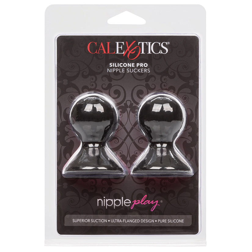 Nipple Play Silicone Pro Nipple Suckers - Black  from CalExotics