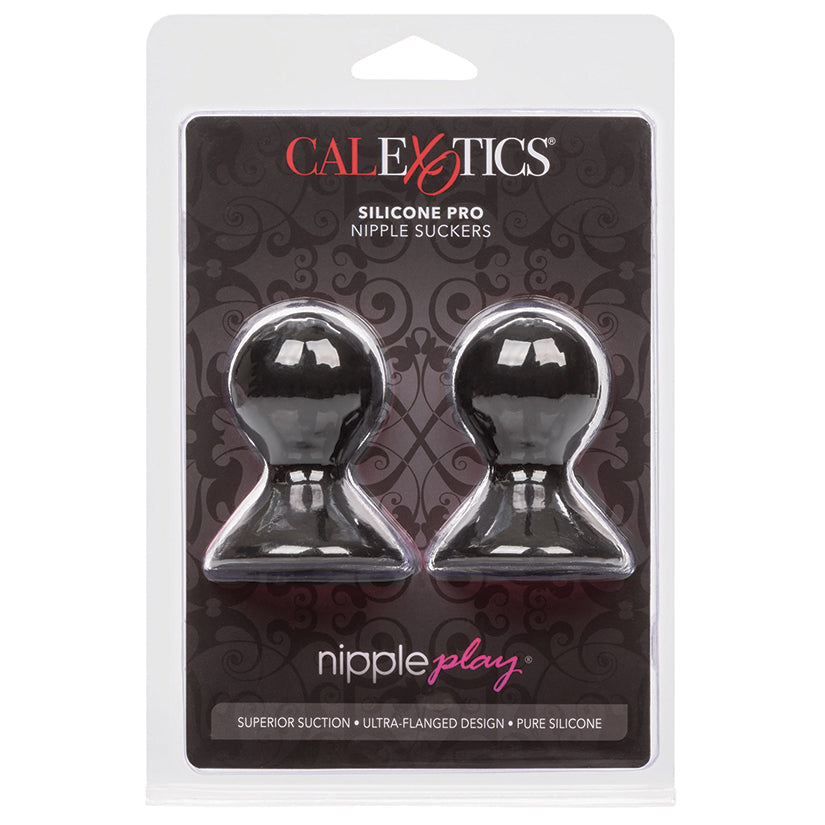 Nipple Play Silicone Pro Nipple Suckers - Black  from CalExotics