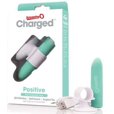Charged Positive Rechargeable Kiwi Finger Vibrator | ScreamingO Sex Toys from thedildohub.com