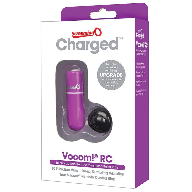 Charged Vooom Remote Control Bullet - Purple | ScreamingO Sex Toys from thedildohub.com