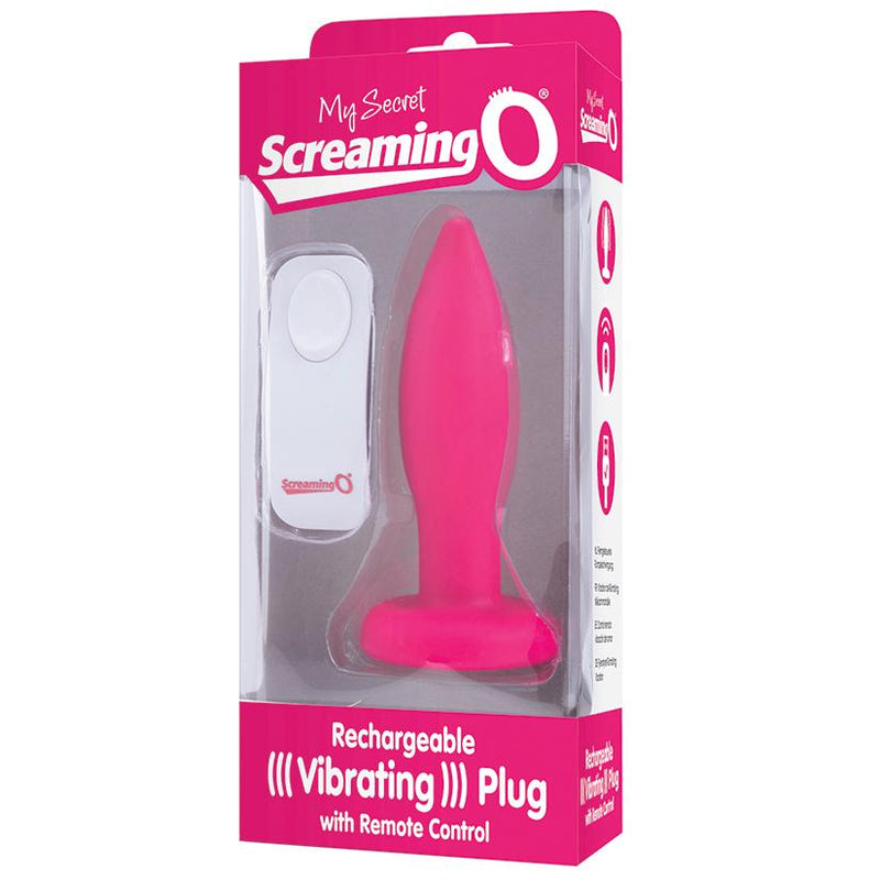 My Secret Charged Plug With Remote - Pink  from thedildohub.com