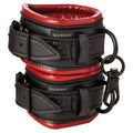 Saffron Cuffs – Red Hot Leather Wrist Restraints for BDSM