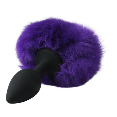 Sincerely Silicone Bunny Butt Plug - Purple  from thedildohub.com
