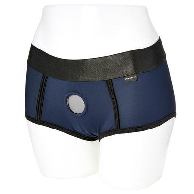 Em.Ex Fit Harness Pants - Navy Blue L | Sport Sheets  from Sport Sheets