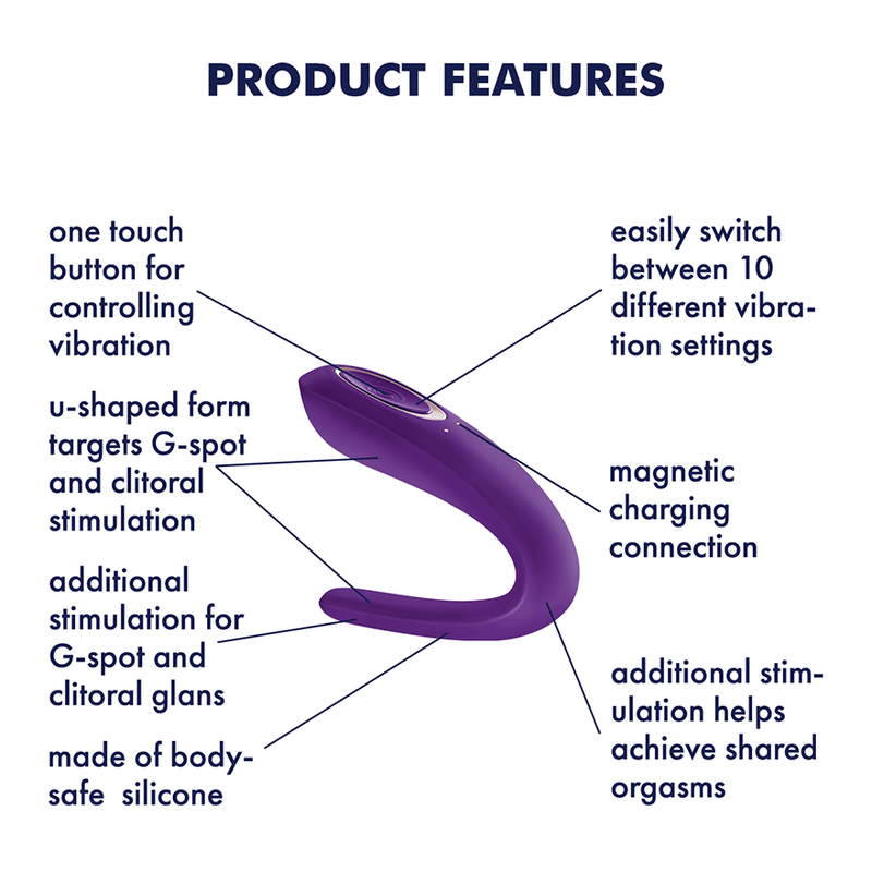 Satisfyer Double Classic Vibrator  from thedildohub.com