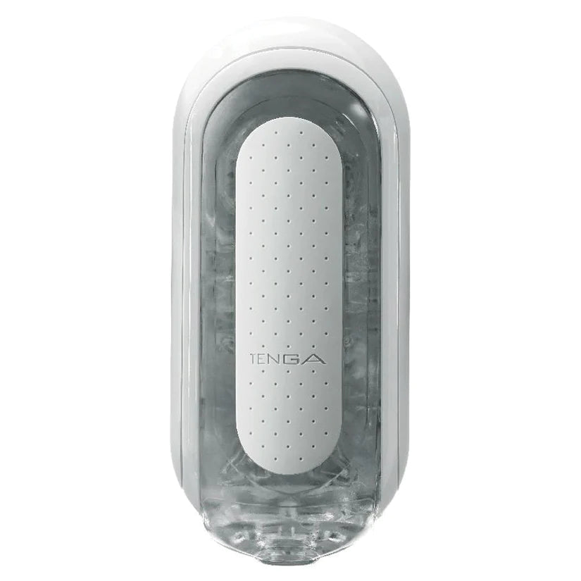 Tenga Flip Zero Flip-Open Reusable Male Masturbator in White