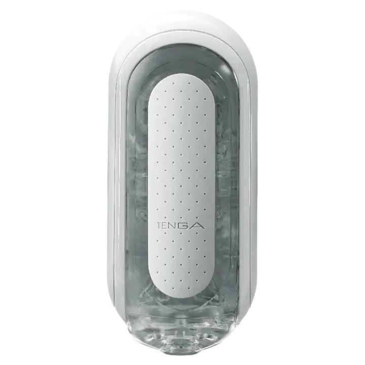 Tenga Flip Zero Flip-Open Reusable Male Masturbator in White