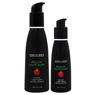 Wicked Aqua Candy Apple Flavored Water-Based Lubricant 2 Oz.  from thedildohub.com