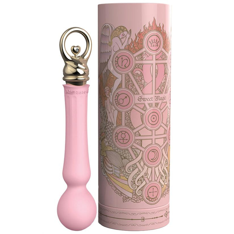 ZALO Confidence Pre-Heating Wand Massager Fairy Pink  from thedildohub.com