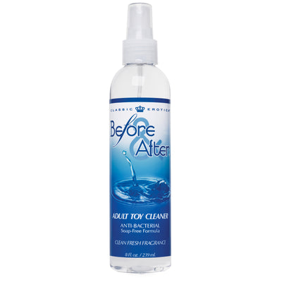 Before and After Anti-Bacterial Adult Toy Cleaner 8 fl oz toy-cleaner from Classic Erotica