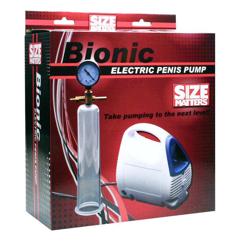 Bionic Electric Pump Kit with Penis Cylinder EnlargementGear from Size Matters