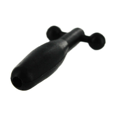 Silicone Cum-Thru Barbell Penis Plug TopMale from Master Series