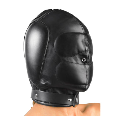 Padded Leather Hood - MediumLarge LeatherR from Strict Leather