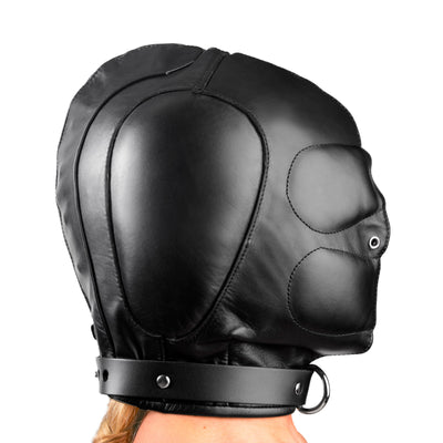 Padded Leather Hood - MediumLarge LeatherR from Strict Leather