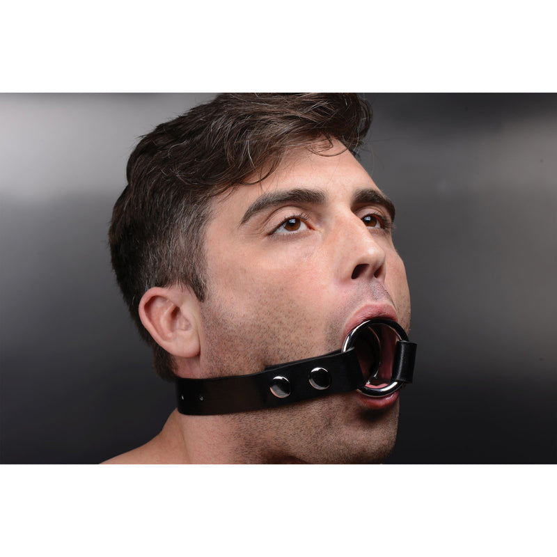 The Deep Throat Gag LeatherR from STRICT
