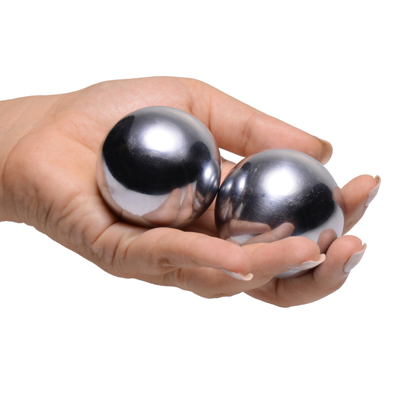 Titanica Extreme Steel Orgasm Balls benwa-balls from Master Series
