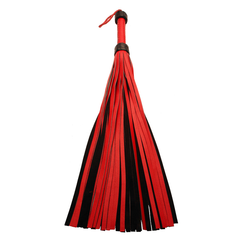Heavy Tail Flogger Impact from Strict Leather