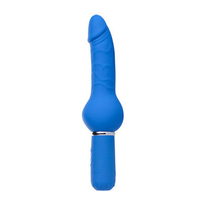 Blue Boy 10 Mode Silicone Thruster Dildo vibesextoys from Trinity Vibes