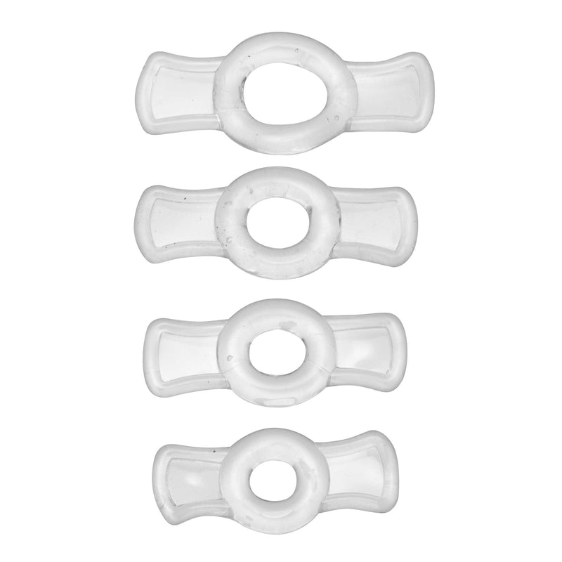 Size Matters Endurance Penis Ring Set - Clear cockrings from Size Matters