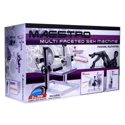Maestro Multi-Faceted Sex Machine with Universal Adapter FK from Lovebotz
