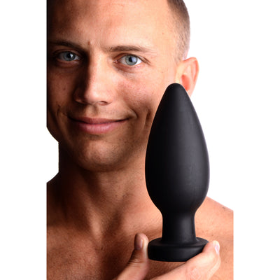 Colossus XXL Silicone Anal Suction Cup Plug huge-anal from Master Series