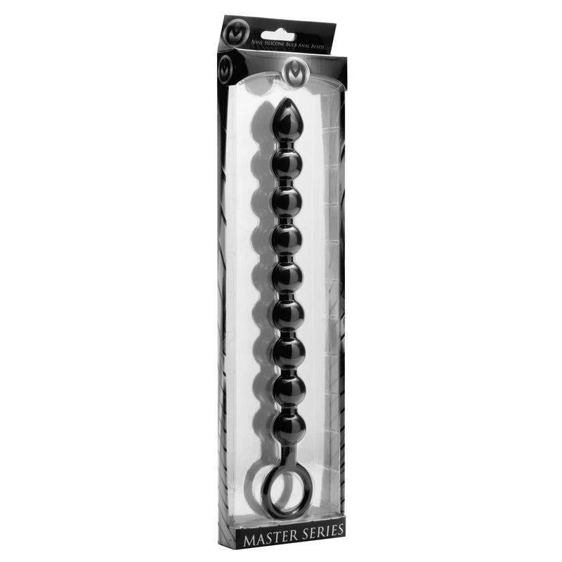 Pathicus Nine Bulb Silicone Anal Beads anal-beads from Master Series