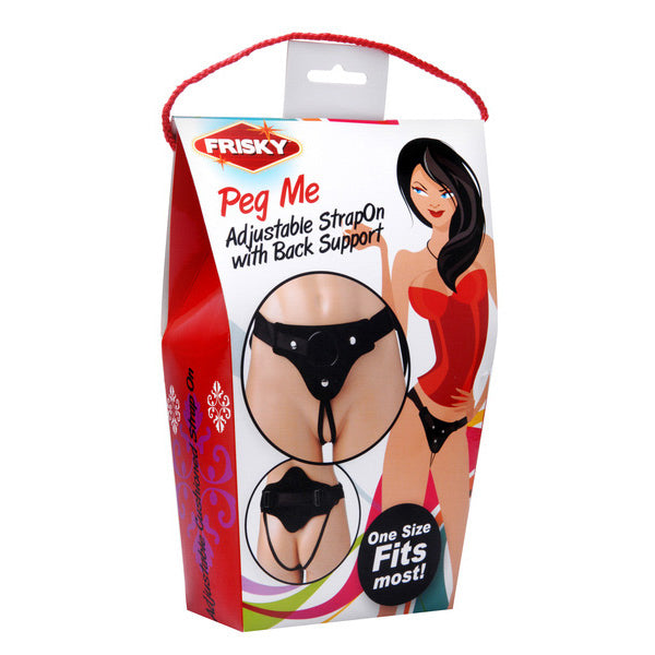 Peg Me Universal Padded Strap On Harness with Back Support DildoHarness from Frisky