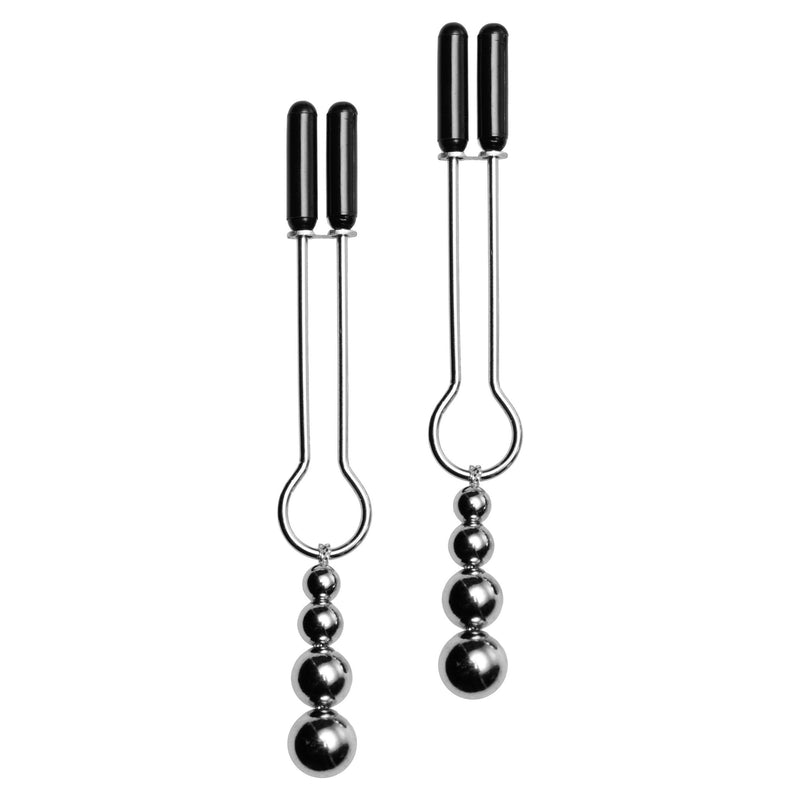Adorn Triple Bead Nipple Clamp Set nipple-clamps from Master Series