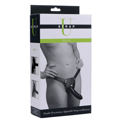 Plena Double Penetration Adjustable Strap on Harness dual-penetration-strapon from Strap U