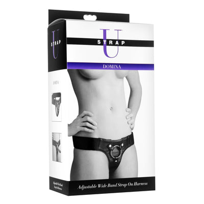 Domina Wide Band Strap On Harness DildoHarness from Strap U