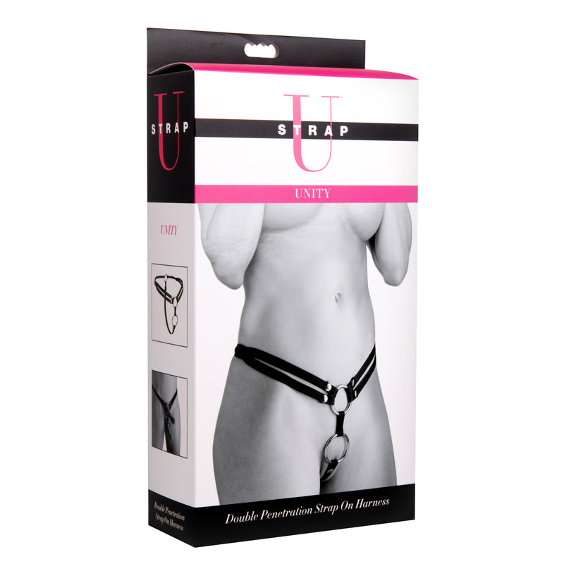 Unity Double Penetration Strap On Harness DildoHarness from Strap U