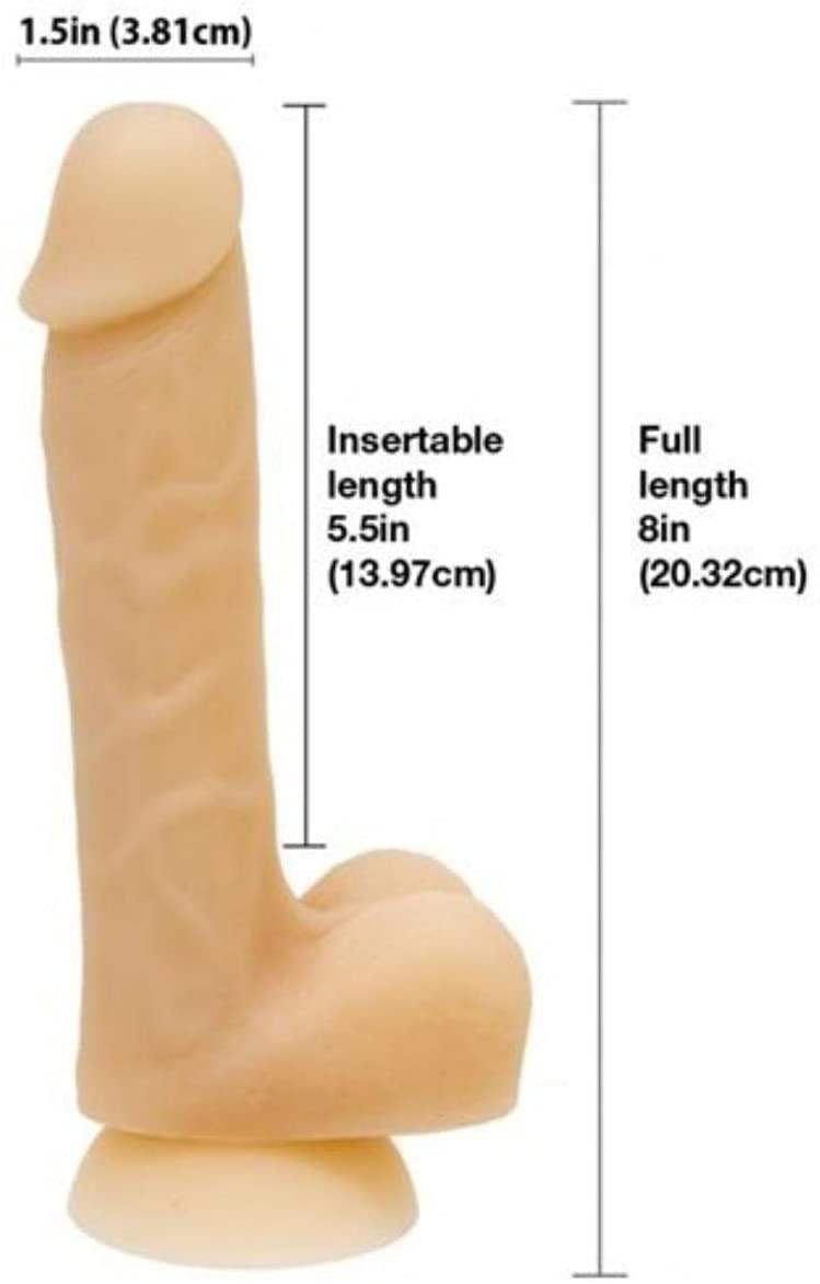 Addiction David Bendable Realistic Dildo - 8 Inches | BMS Factory - The Dildo Hub