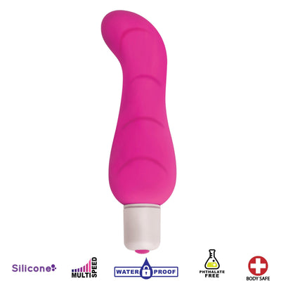 Adore Silicone Mini G-Spot Vibe- Pink - The Dildo Hub