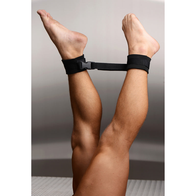 Quick Adjust Restraint Strap with 2 Cuffs ankle-and-wrist-cuffs from Frisky